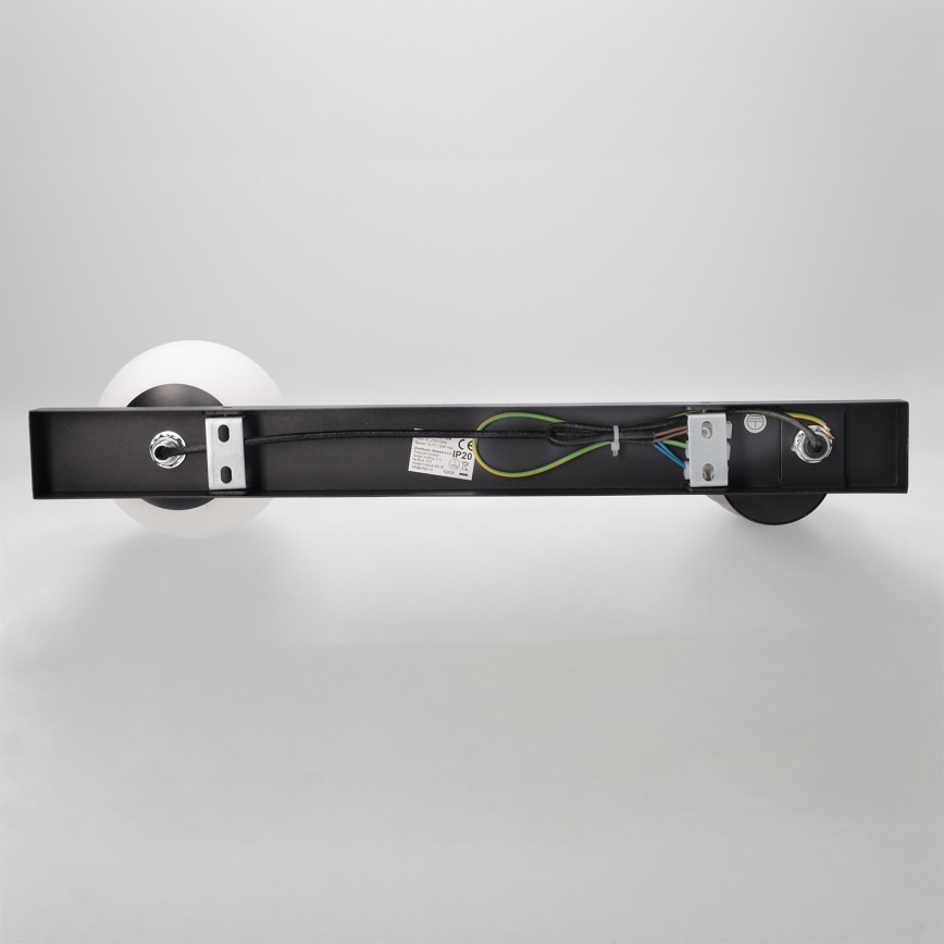 Brilagi - Spotlampe SELE BALL 1xGU10/30W/230V + 1xG9/10W sort