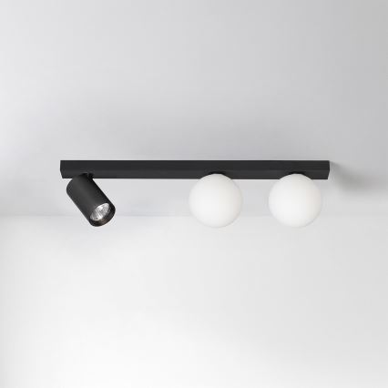 Brilagi - Spotlampe SELE BALL 1xGU10/30W/230V + 2xG9/10W sort