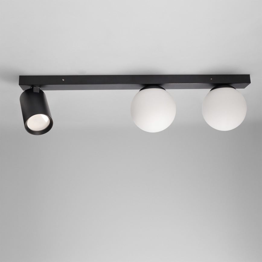 Brilagi - Spotlampe SELE BALL 1xGU10/30W/230V + 2xG9/10W sort