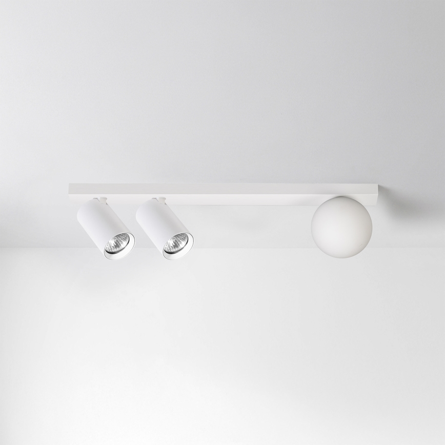 Brilagi - Spotlampe SELE BALL 2xGU10/30W/230V + 1xG9/10W hvid
