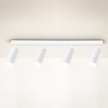 Brilagi - Spotlampe SELE DIAMANT 4xGU10/30W/230V hvid