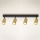 Brilagi - Spotlampe SELE GOLDEN 4xGU10/30W/230V sort/guldfarvet