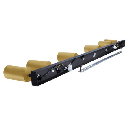Brilagi - Spotlampe SELE GOLDEN 6xGU10/30W/230V sort/guldfarvet