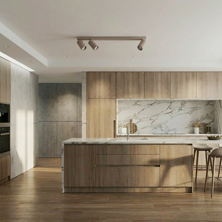 Brilagi - Spotlampe SELE LONG 3xGU10/30W/230V beige