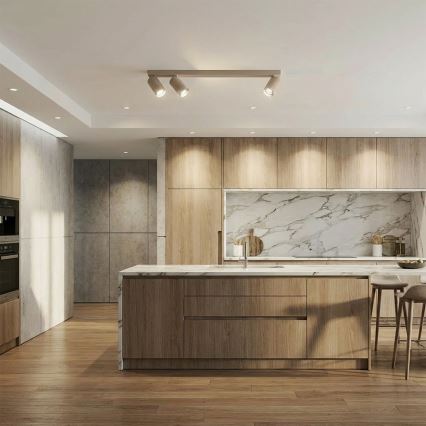 Brilagi - Spotlampe SELE LONG 3xGU10/30W/230V beige