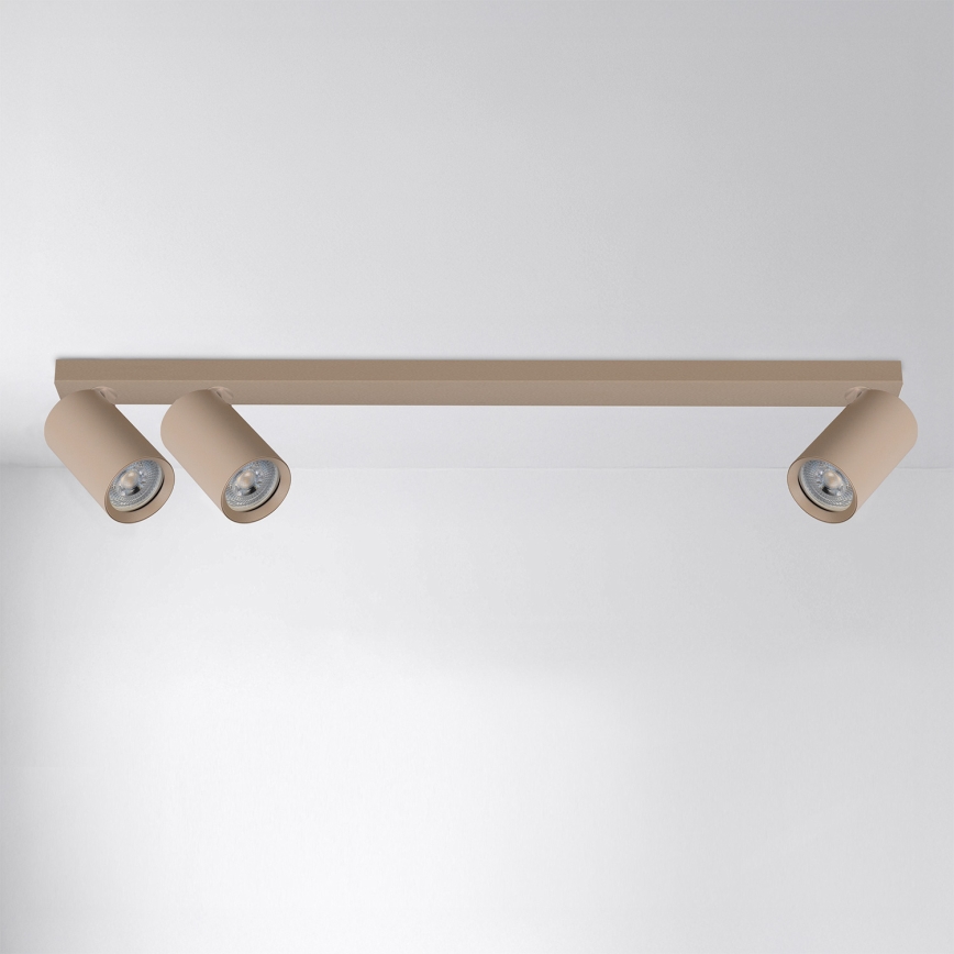 Brilagi - Spotlampe SELE LONG 3xGU10/30W/230V beige