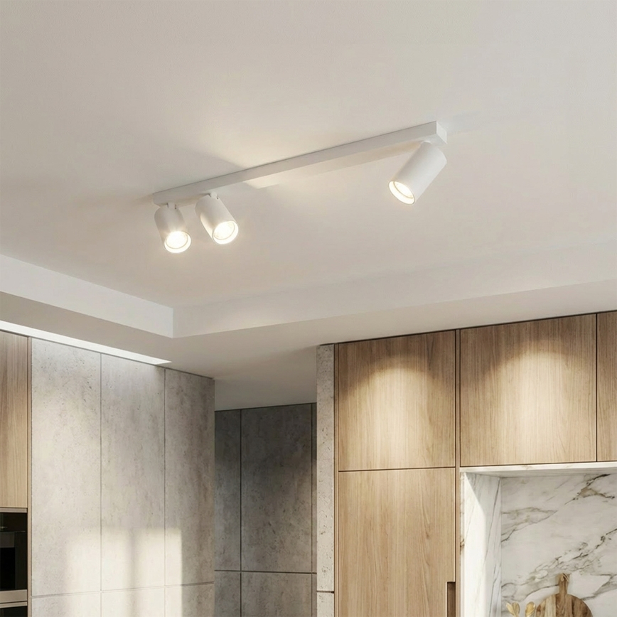 Brilagi - Spotlampe SELE LONG 3xGU10/30W/230V hvid