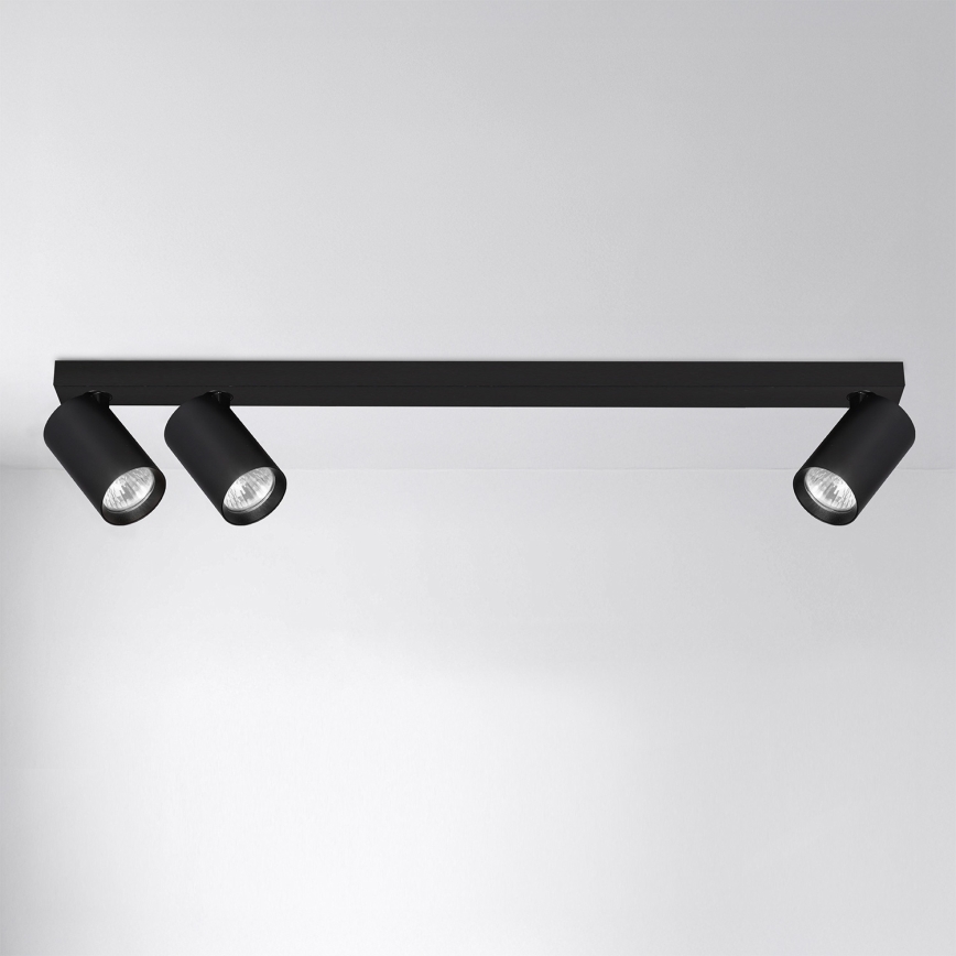 Brilagi - Spotlampe SELE LONG 3xGU10/30W/230V sort