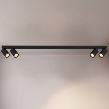 Brilagi - Spotlampe SELE LONG 4xGU10/30W/230V sort