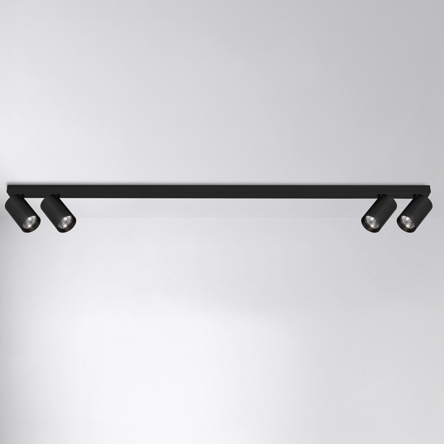 Brilagi - Spotlampe SELE LONG 4xGU10/30W/230V sort