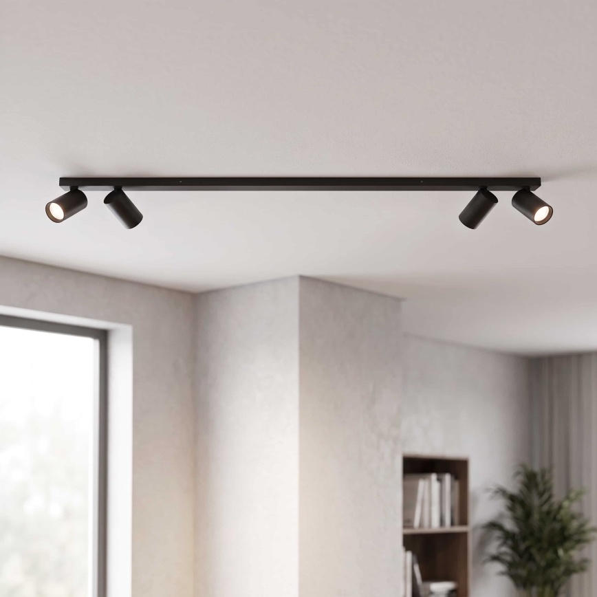 BRILAGI - Spotlampe SELE LONG 4xGU10/30W/230V sort