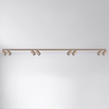 Brilagi - Spotlampe SELE LONG 8xGU10/30W/230V beige