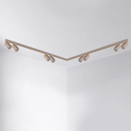 Brilagi - Spotlampe SELE LONG 8xGU10/30W/230V beige