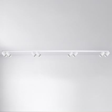 Brilagi - Spotlampe SELE LONG 8xGU10/30W/230V hvid
