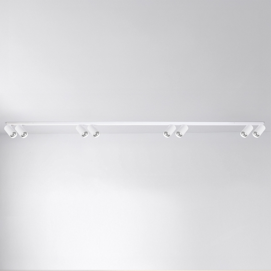 Brilagi - Spotlampe SELE LONG 8xGU10/30W/230V hvid
