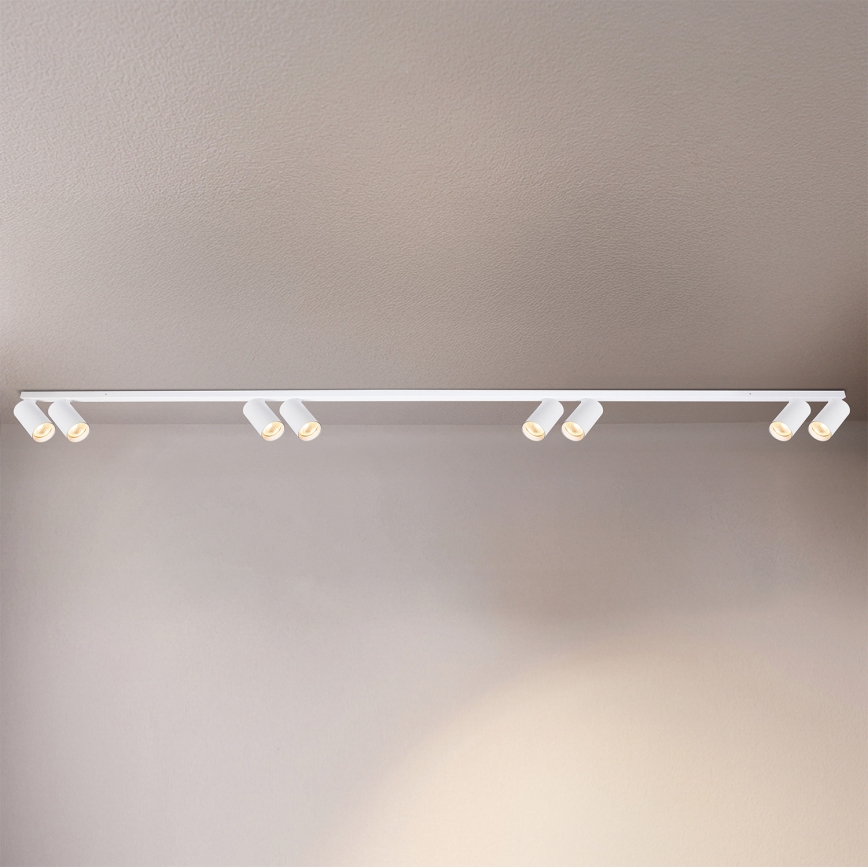 Brilagi - Spotlampe SELE LONG 8xGU10/30W/230V hvid