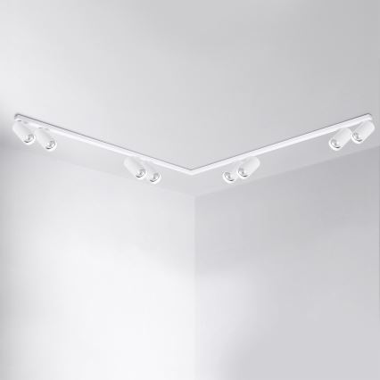 Brilagi - Spotlampe SELE LONG 8xGU10/30W/230V hvid