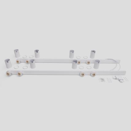 BRILAGI - Spotlampe SELE LONG 8xGU10/30W/230V hvid