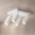 Brilagi - Spotlampe SELE SQUARE 4xGU10/30W/230V hvid