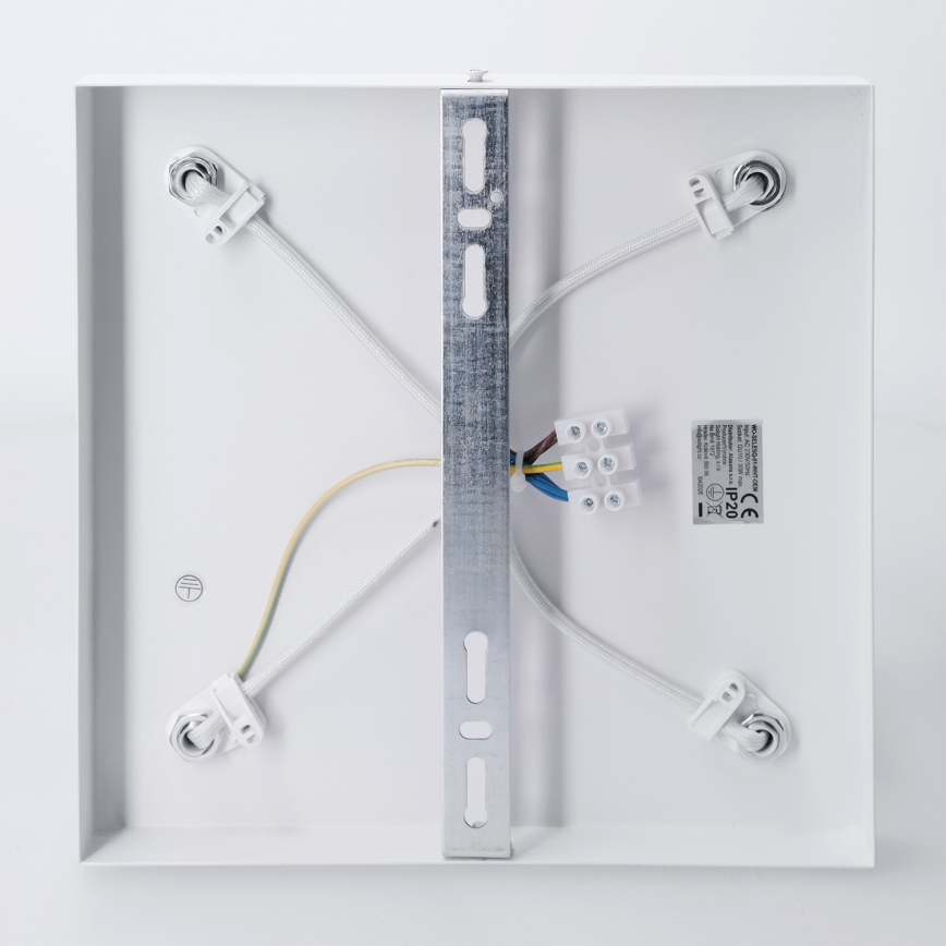 Brilagi - Spotlampe SELE SQUARE 4xGU10/30W/230V hvid