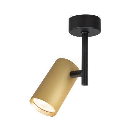 Brilagi - Spotlampe SELE VERTICAL 1xGU10/30W/230V sort/guldfarvet