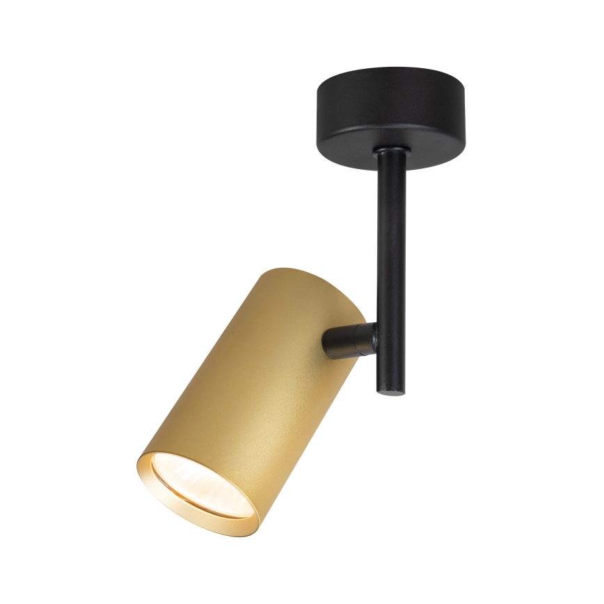 Brilagi - Spotlampe SELE VERTICAL 1xGU10/30W/230V sort/guldfarvet