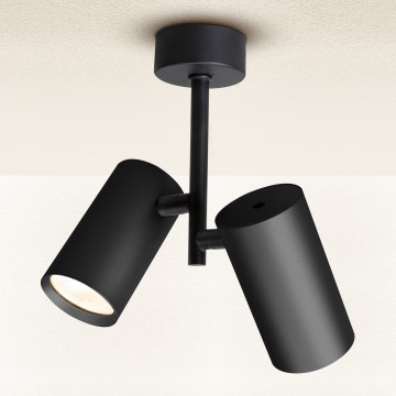 Brilagi - Spotlampe SELE VERTICAL 2xGU10/30W/230V sort
