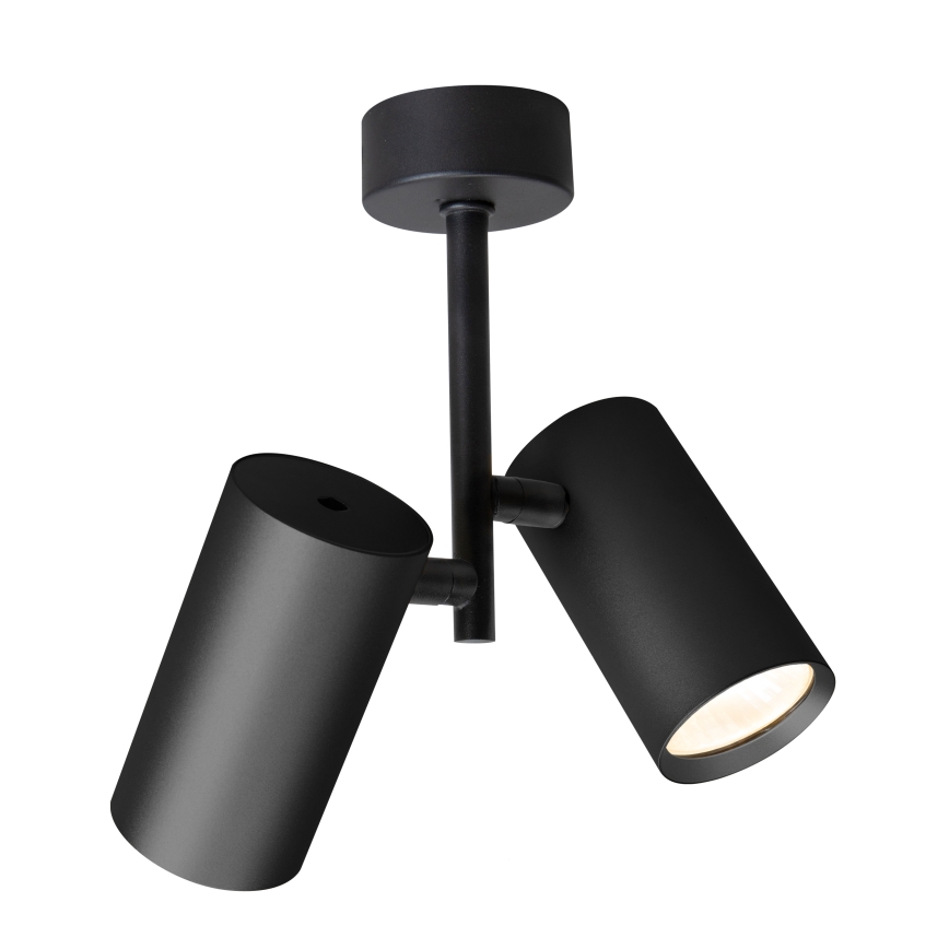 Brilagi - Spotlampe SELE VERTICAL 2xGU10/30W/230V sort