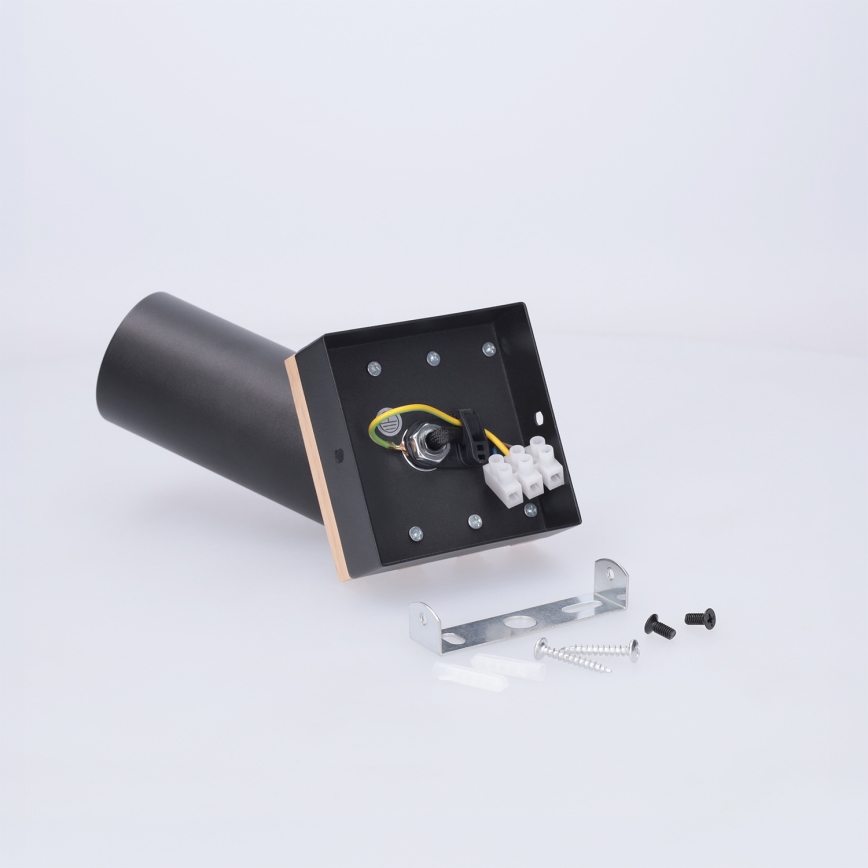Brilagi - Spotlampe SELE WOOD ACOUSTIC 1xGU10/30W/230V sort/træ