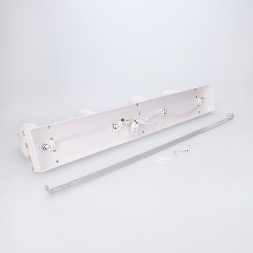 Brilagi - Spotlampe SELE WOOD ACOUSTIC 4xGU10/30W/230V hvid/træ