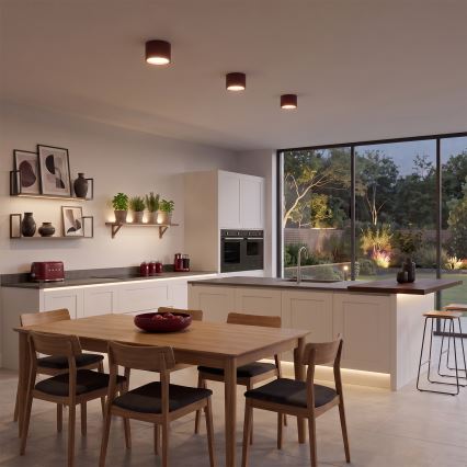 BRILAGI - Spotlampe SMOOTH 1xGX53/15W/230V 60x82 mm burgunder