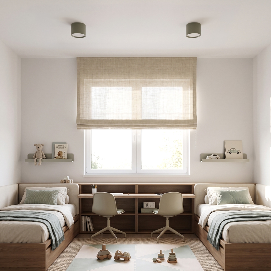 BRILAGI - Spotlampe SMOOTH 1xGX53/15W/230V 60x82 mm mørkegrøn