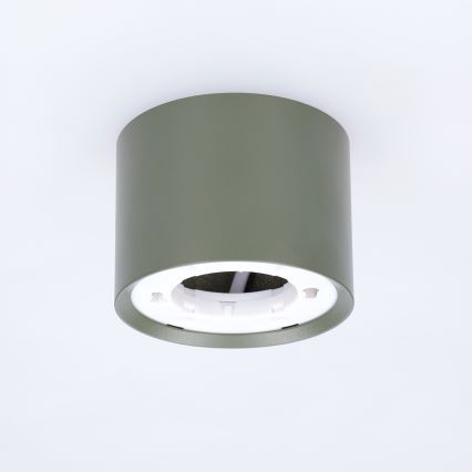 BRILAGI - Spotlampe SMOOTH 1xGX53/15W/230V 60x82 mm mørkegrøn