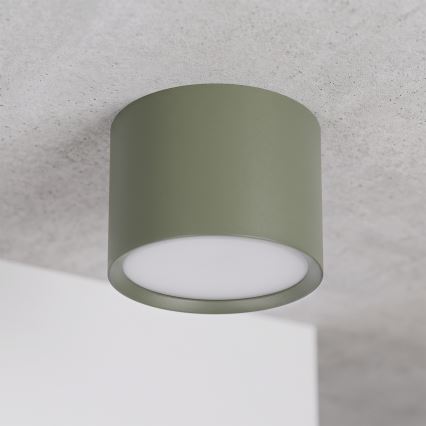 BRILAGI - Spotlampe SMOOTH 1xGX53/15W/230V 60x82 mm mørkegrøn