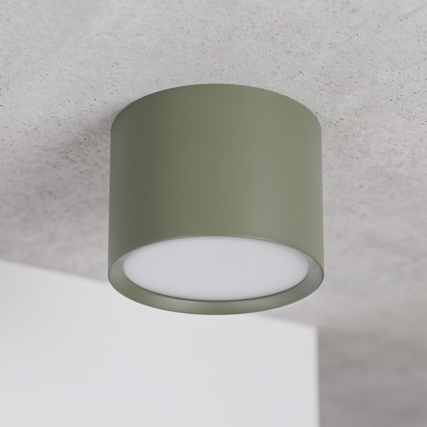 BRILAGI - Spotlampe SMOOTH 1xGX53/15W/230V 60x82 mm mørkegrøn