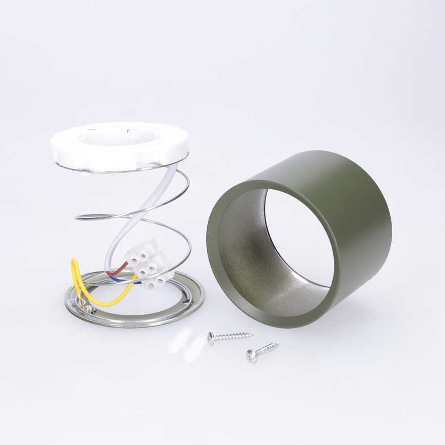BRILAGI - Spotlampe SMOOTH 1xGX53/15W/230V 60x82 mm mørkegrøn