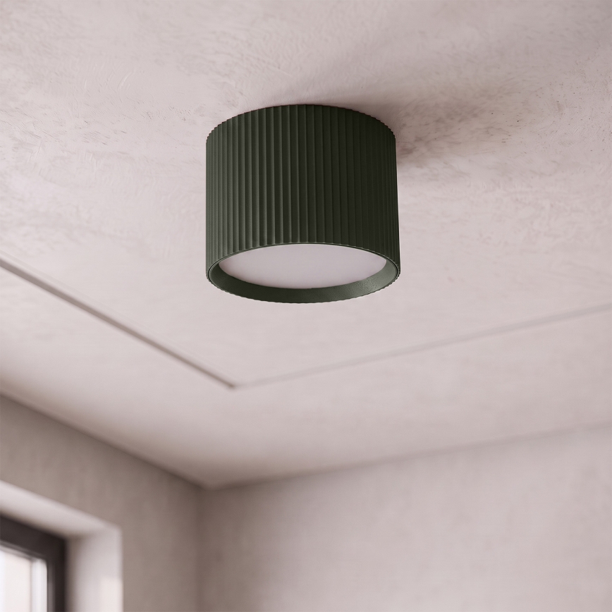 BRILAGI - Spotlampe STRIPY 1xGX53/15W/230V 60x82 mm mørkegrøn