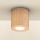 Brilagi - Spotlampe til badeværelse MIA 1xGU10/30W/230V 84x80 mm egetræsdekor IP44