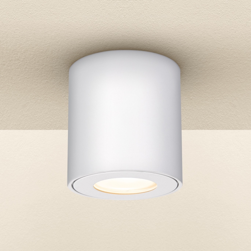 Brilagi - Spotlampe til badeværelse MIA 1xGU10/30W/230V 84x80 mm hvid IP54
