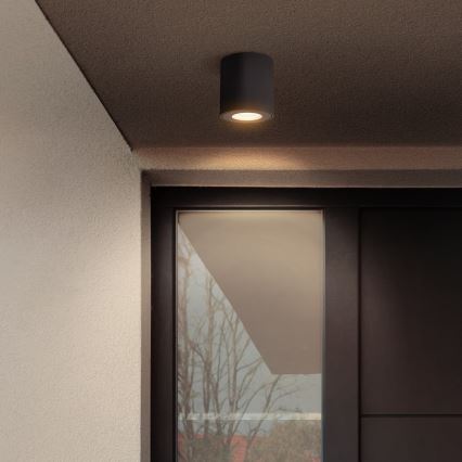 Brilagi - Spotlampe til badeværelse MIA 1xGU10/30W/230V 84x80 mm sort IP54
