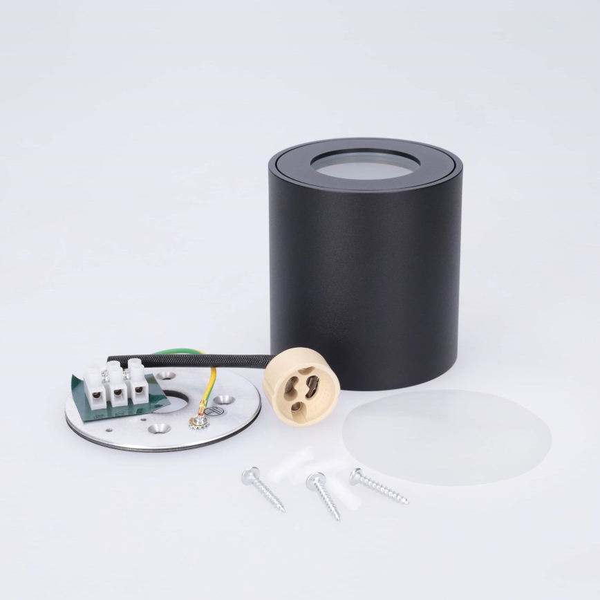 BRILAGI - Spotlampe til badeværelse MIA 1xGU10/30W/230V 84x80 mm sort IP54