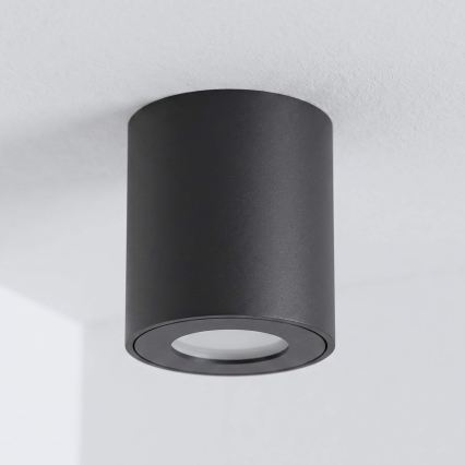 BRILAGI - Spotlampe til badeværelse MIA 1xGU10/30W/230V 84x80 mm sort IP54