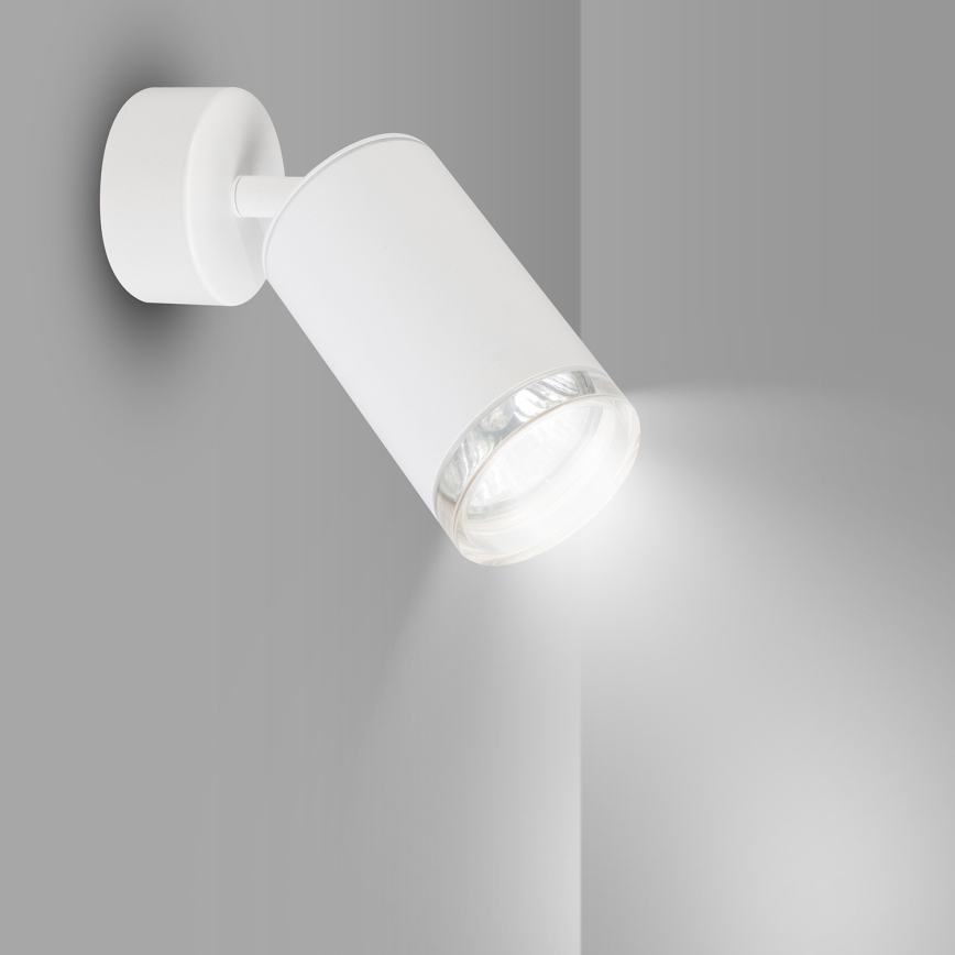 Brilagi - Spotlampe til badeværelse SELE 1xGU10/30W/230V IP44 hvid