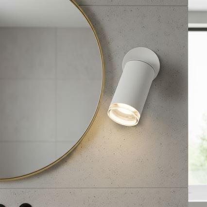 Brilagi - Spotlampe til badeværelse SELE 1xGU10/30W/230V IP44 hvid
