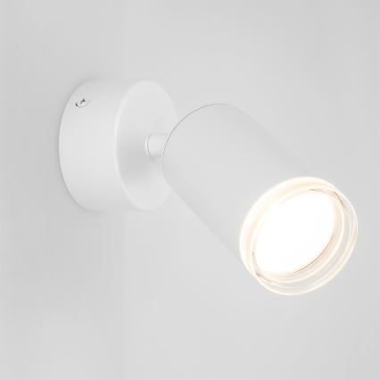 Brilagi - Spotlampe til badeværelse SELE 1xGU10/30W/230V IP44 hvid