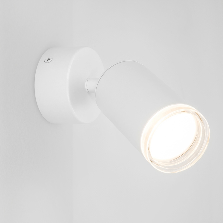 Brilagi - Spotlampe til badeværelse SELE 1xGU10/30W/230V IP44 hvid