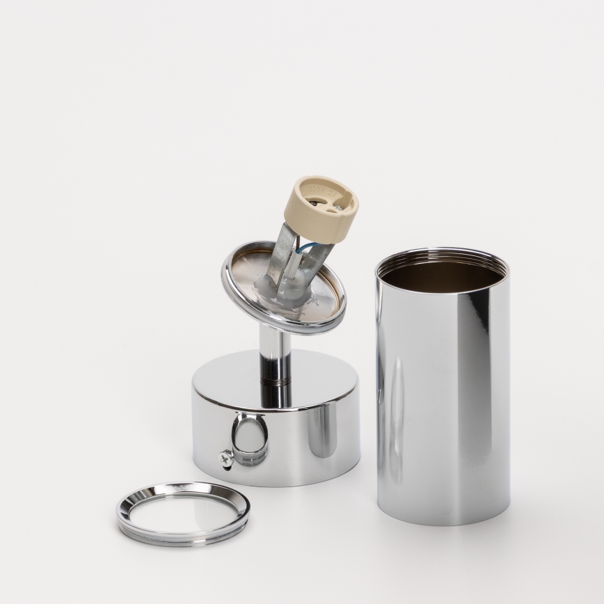 Brilagi - Spotlampe til badeværelse SELE 1xGU10/30W/230V IP44 skinnende krom