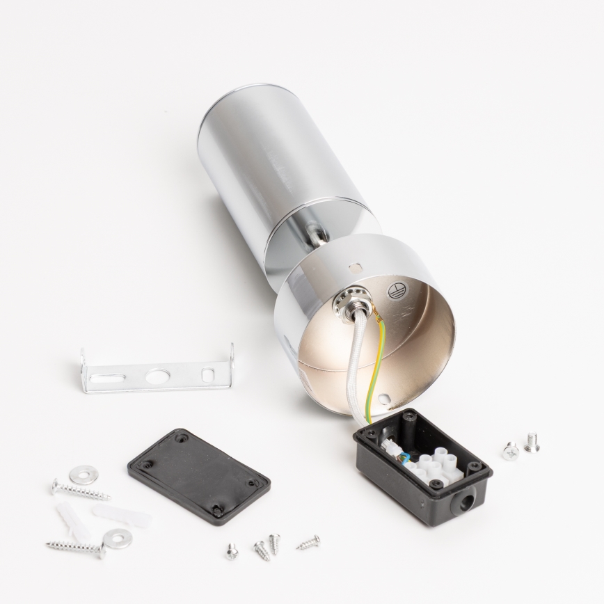 Brilagi - Spotlampe til badeværelse SELE 1xGU10/30W/230V IP44 skinnende krom