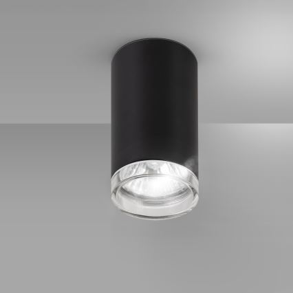 Brilagi - Spotlampe til badeværelse SELE 1xGU10/30W/230V IP44 sort