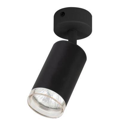 Brilagi - Spotlampe til badeværelse SELE 1xGU10/30W/230V IP44 sort